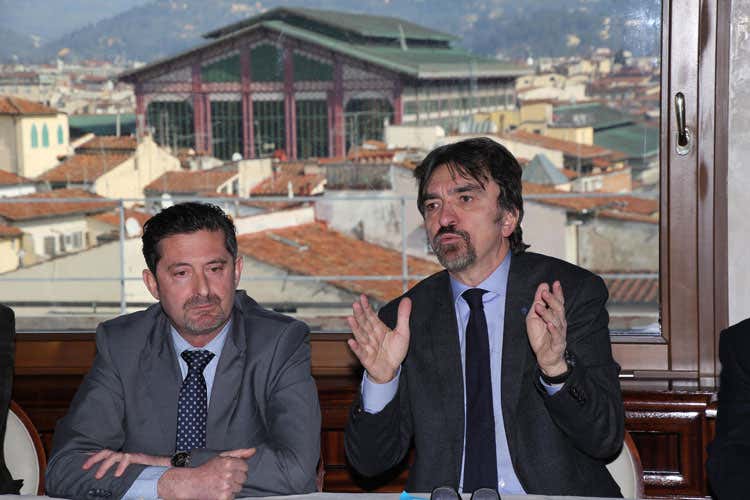 Franco Marinoni e Aldo Cursano (A Firenze tutte le eccellenze toscanetra risparmio, qualit&agrave; e lotta allo spreco)