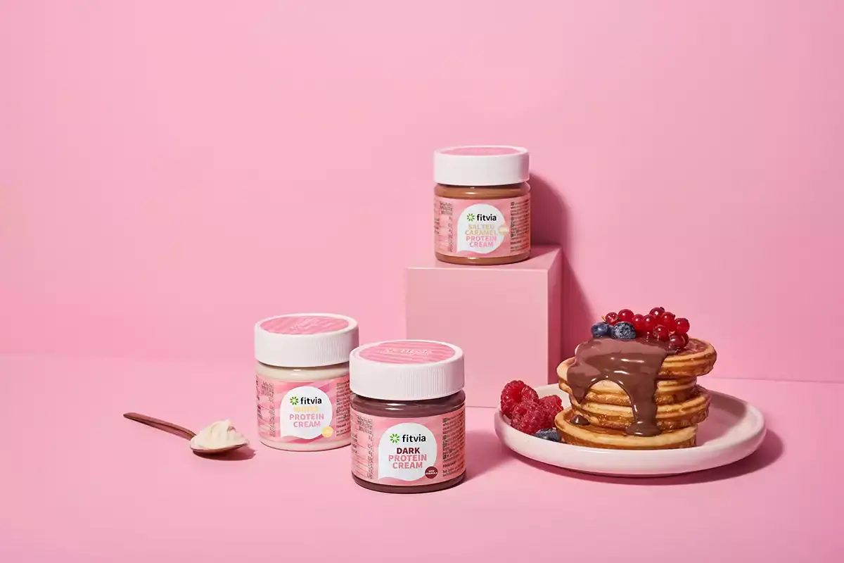 Le tre versioni di Protein Cream Gusto e salute con le delicatezze di fitvia