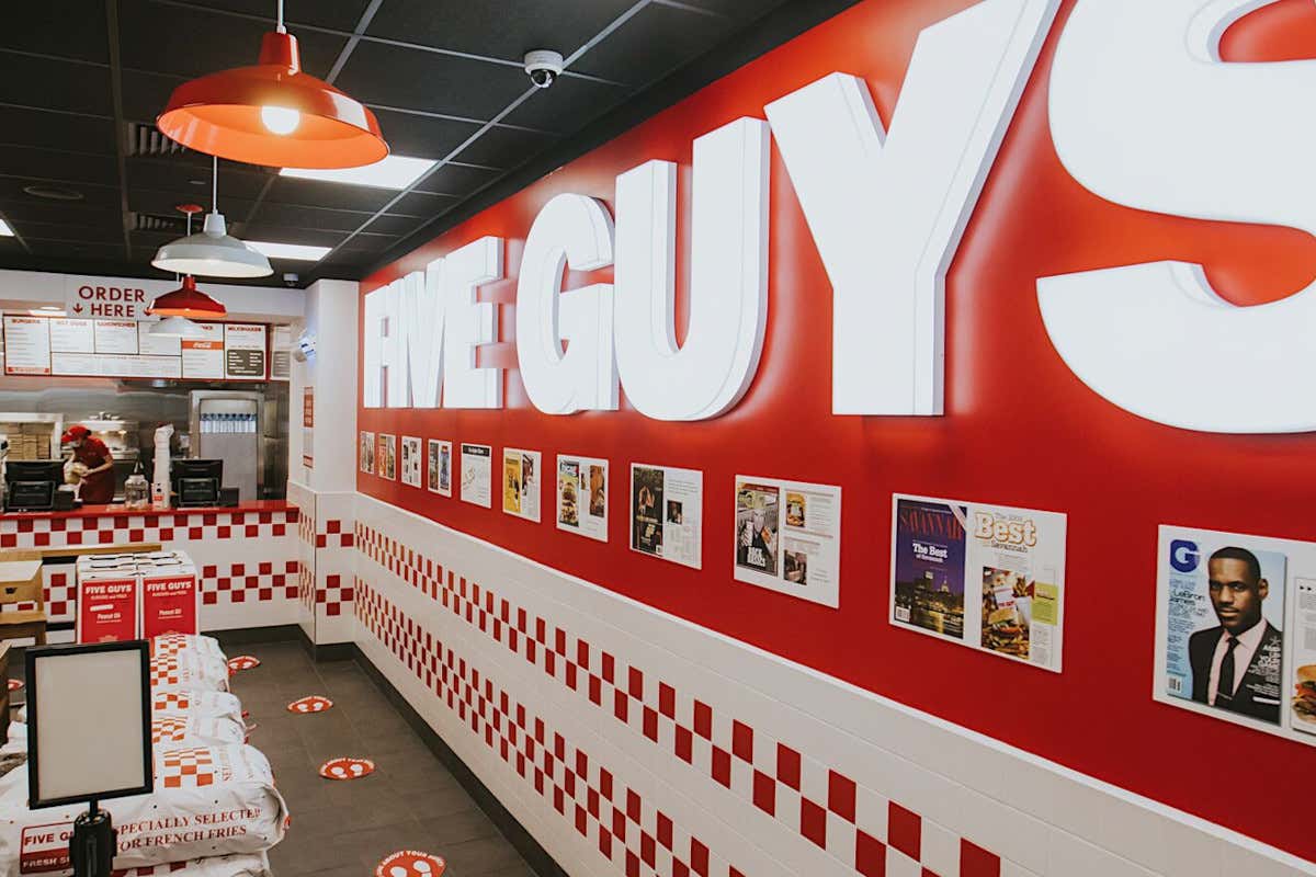 Il locale free guys Five Guys cresce: a Milano altri due locali