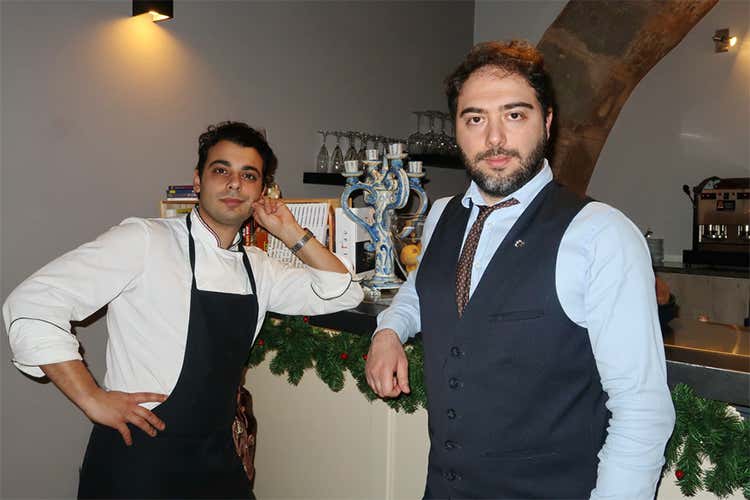 Flavio e Mirco Mannoia (Flam Osteria Contemporanea Gusti decisi e prezzi modesti)