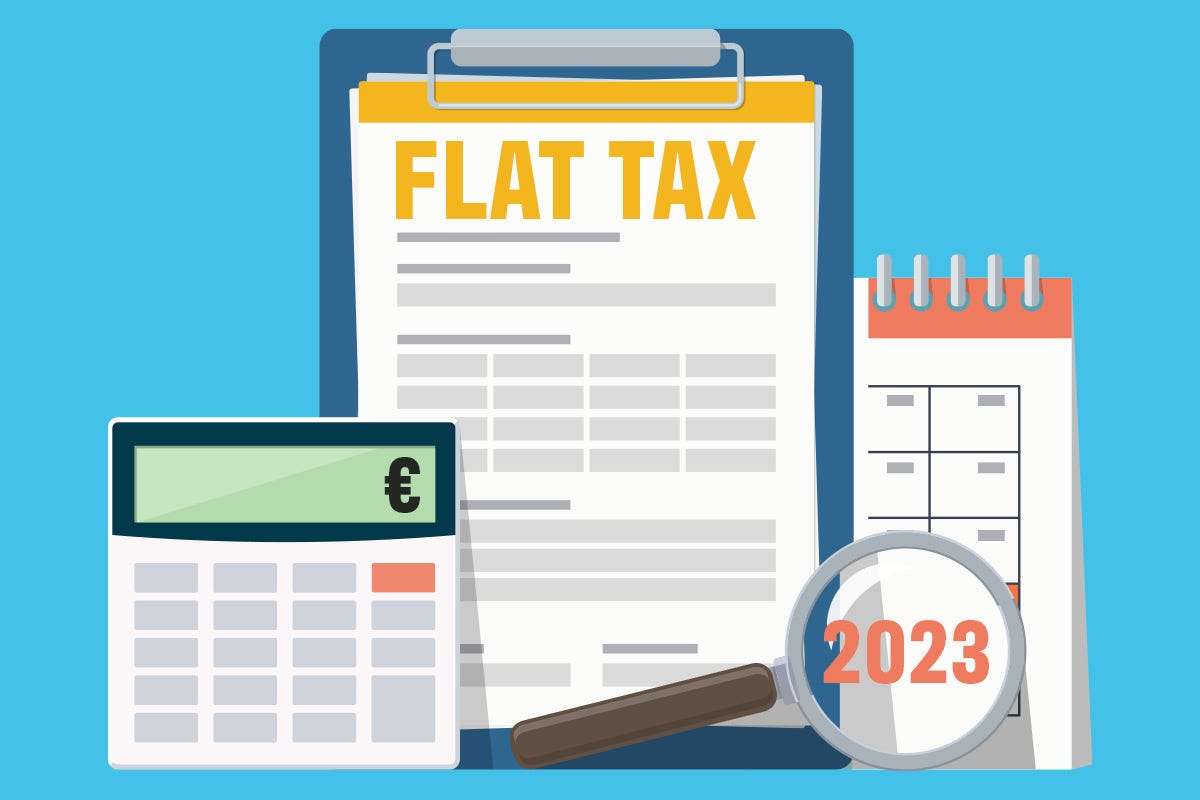 L'Italia chiede dunque l'autorizzazione ad anticipare sulla flat tax Flat tax nel 2023? Per il via si attende un ok dall’Europa