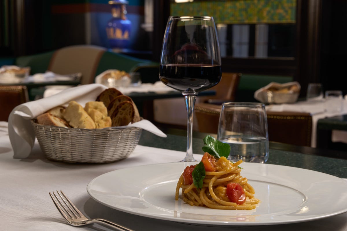 Spaghetti al Flora Restaurant Il ritorno del Flora Restaurant polo del gusto con la cucina di Massimo Piccolo
