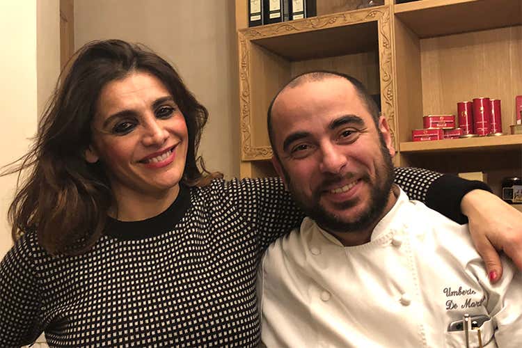 Monia Remotti e Umberto De Martino (Umberto De Martino e la cucina La Michelin riconosce una storia d'amore)