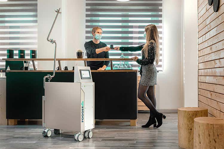 Disinfezione veloce e green Fogger, spazi pubblici in sicurezza Disinfezione veloce e green Fogger, spazi pubblici in sicurezza