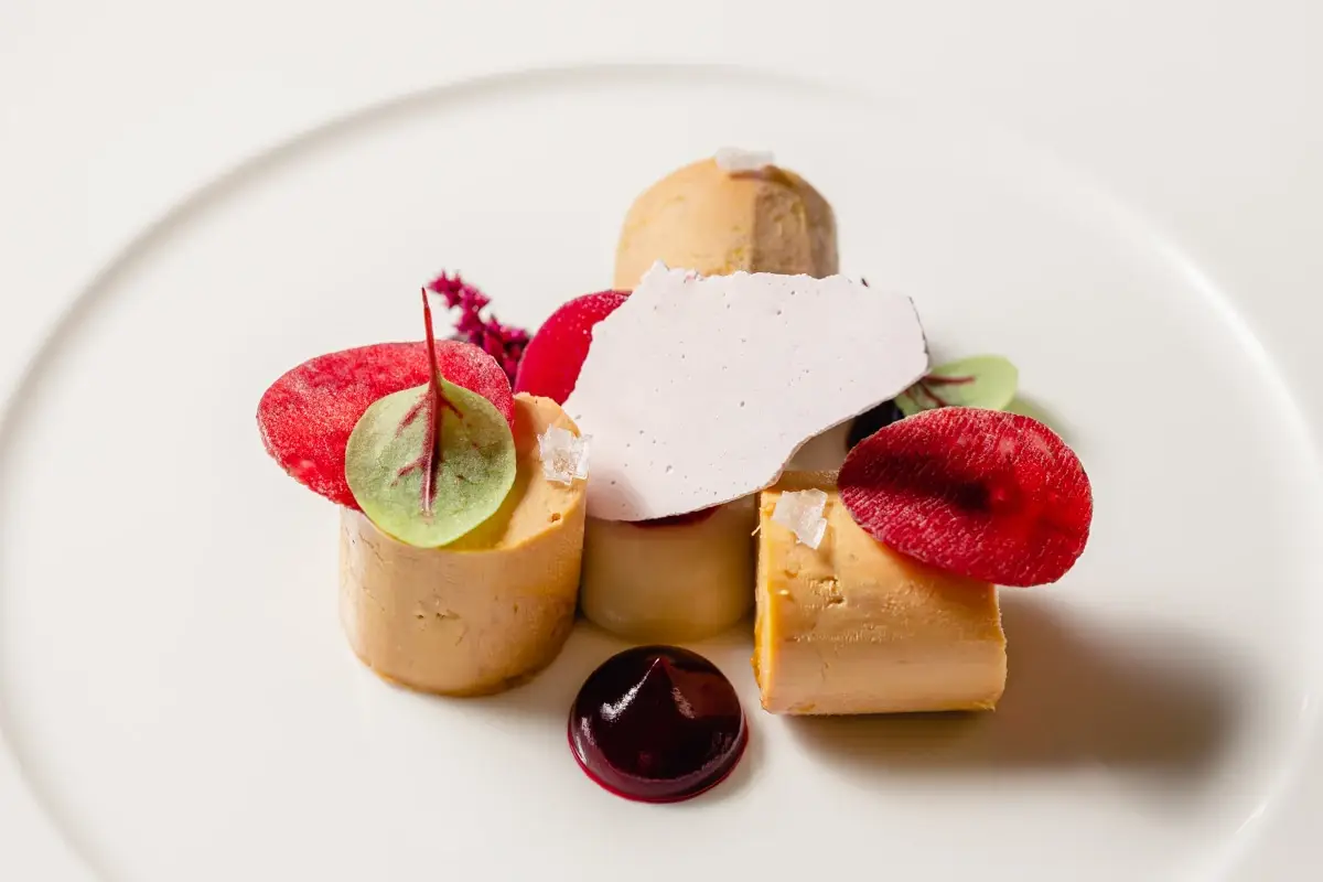 Foie Gras &egrave; una portata del percorso di degustazione Presente&nbsp; 