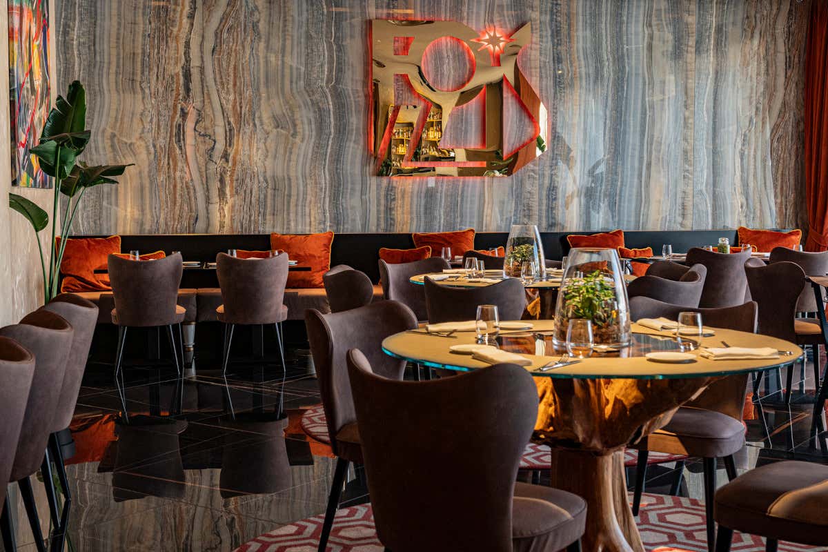 La sala del ristorante Follis