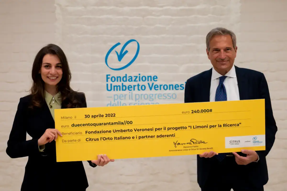 Fondazione Veronesi e Citrus, raccolti 240mila euro per la ricerca