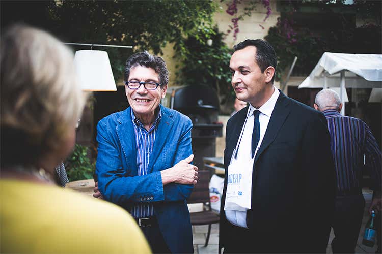 Luigi Cremona e Giovanni Pizzolante (FoodExp, Puglia regina della tavola e dell&rsquo;accoglienza)