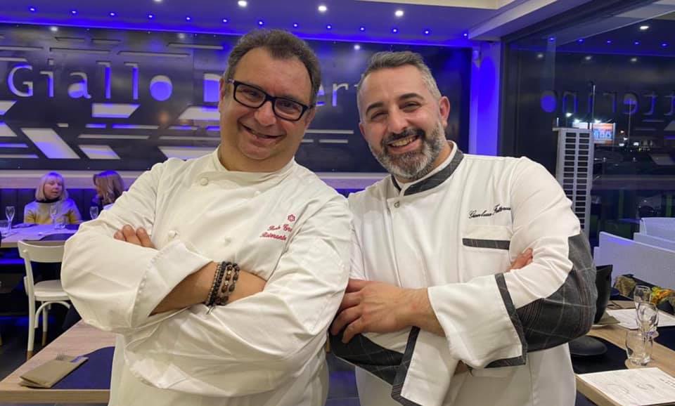 Paolo Gramaglia e Gianluca Fattorusso - Mangiare sano per lavorare meglio Gramaglia cucina per i pompieri