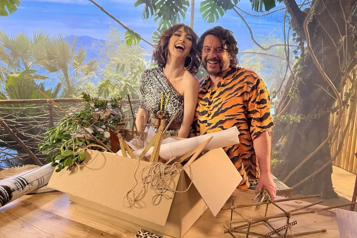 Chiara Francini e Lillo&nbsp; Il nuovo spot delle Gocciole Pavesi: protagonisti Lillo e Chiara Francini