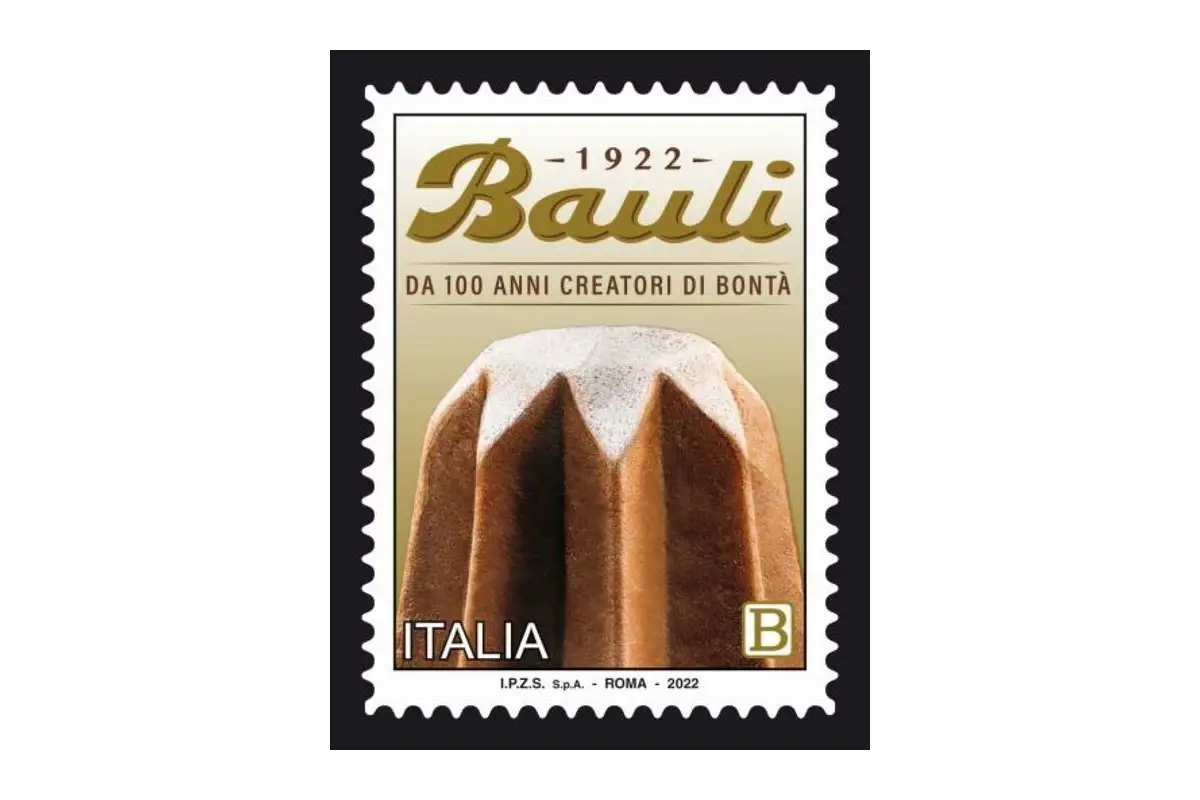 Francobollo Bauli Per i 100 anni di Bauli arriva un francobollo