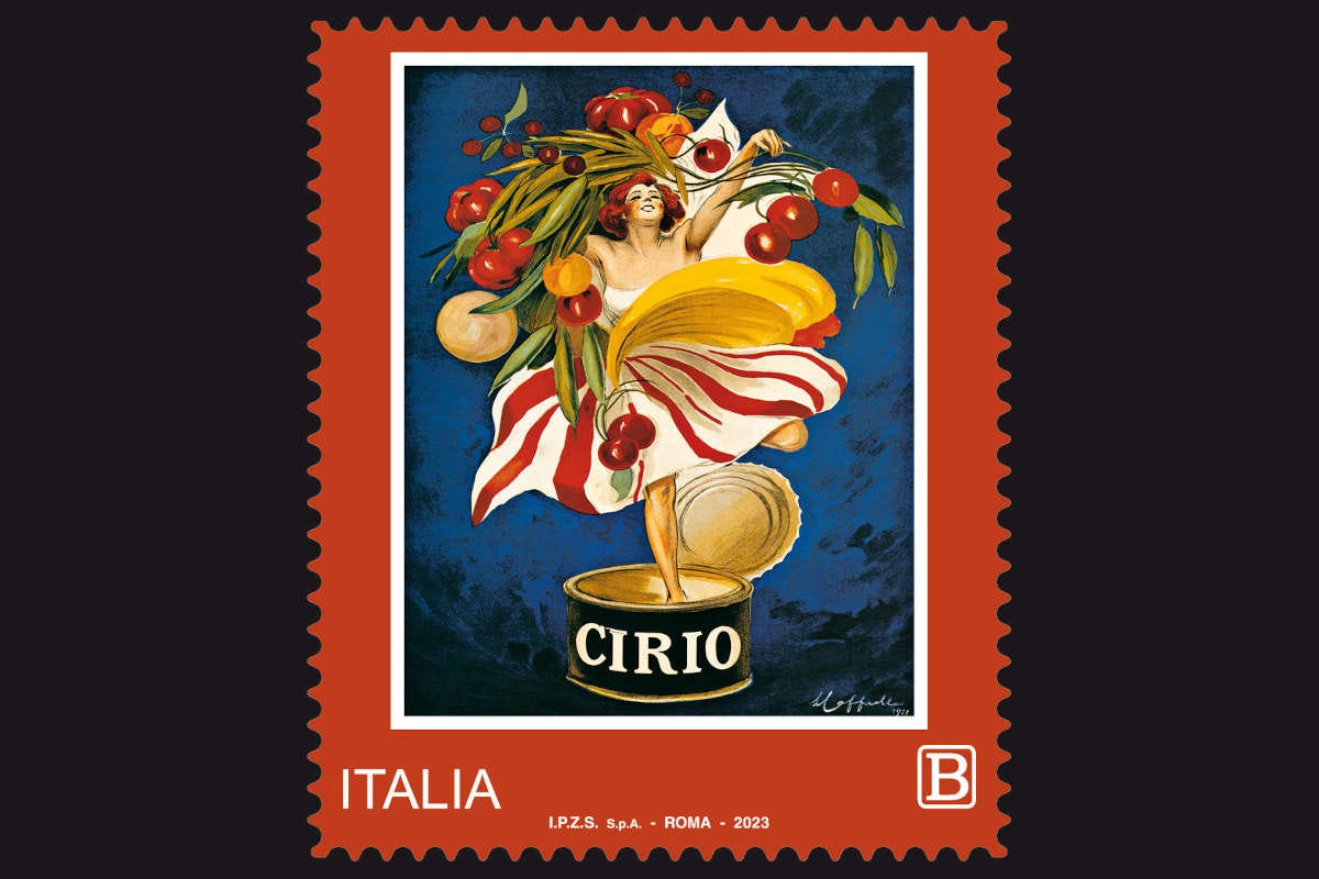 il francobollo dedicato a Cirio Presentato il francobollo dedicato al marchio Cirio