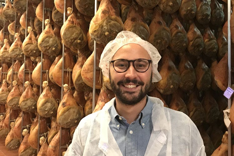 Luca Galloni (La nuova area cucina di Fratelli Galloni per valorizzare il Prosciutto di Parma)