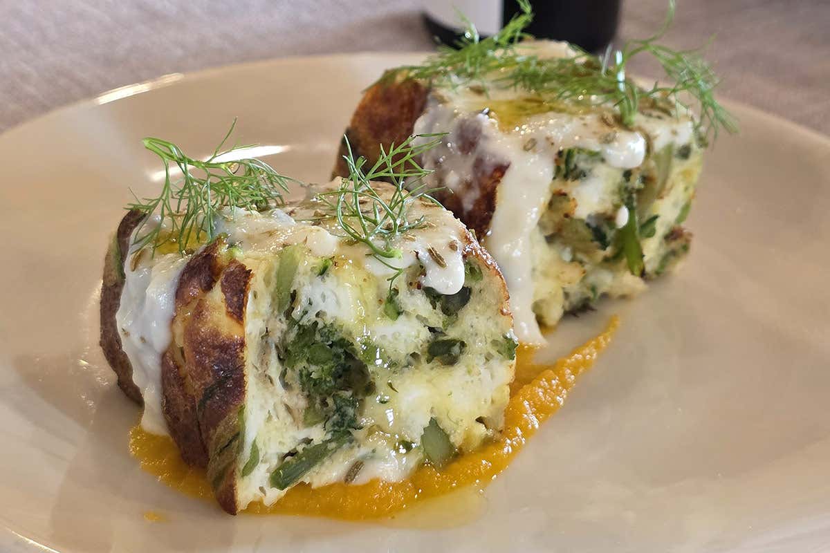 Frittata di asparagi e cardoncello spinoso - Tenuta Tedone Consolini