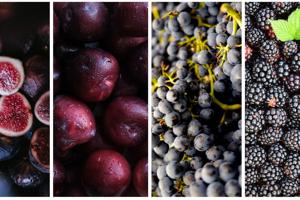 Frutta e verdura blu-viola: ecco perché è importante in estate
