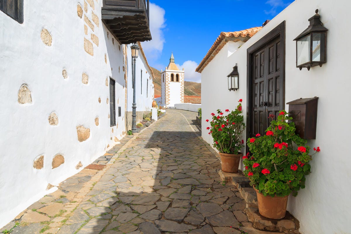 Betancuria, primo borgo dell'isola di Fuerteventura 