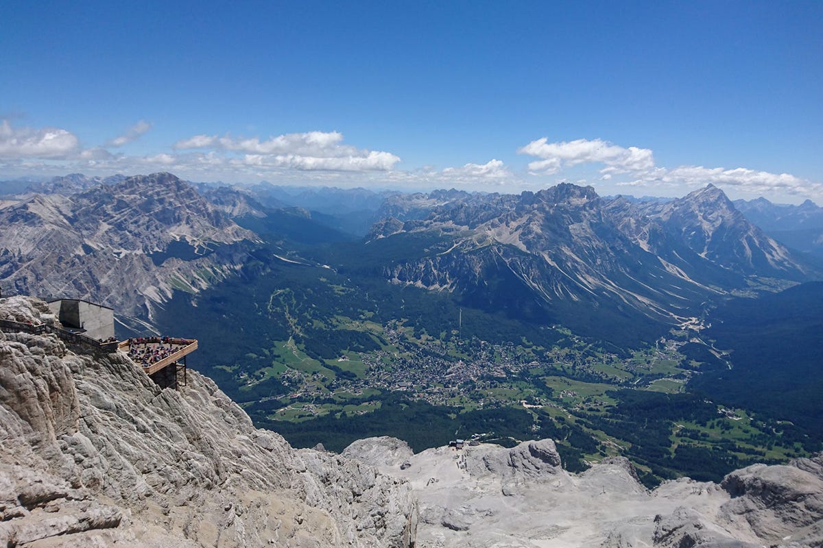 Un panorama eccezionale sulle Dolomiti