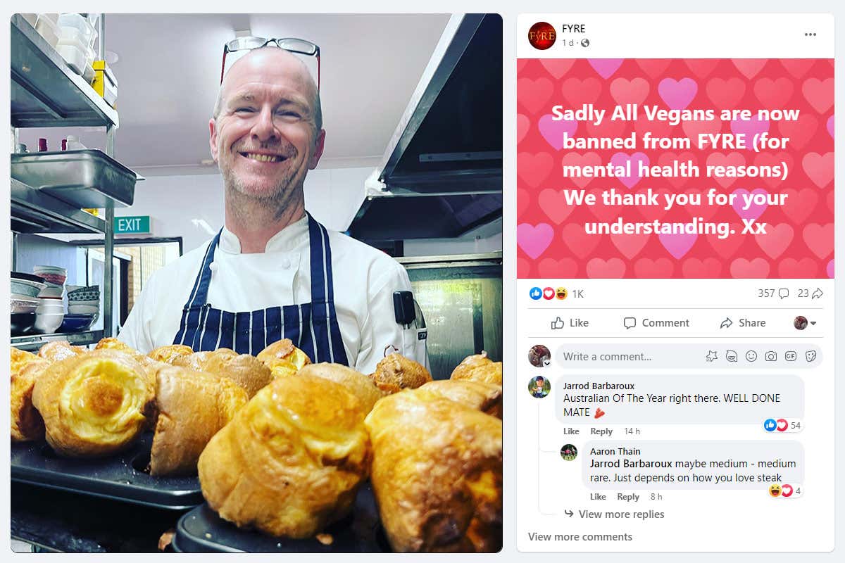 Parte dall'Australia la rivolta dei ristoranti contro i vegani 