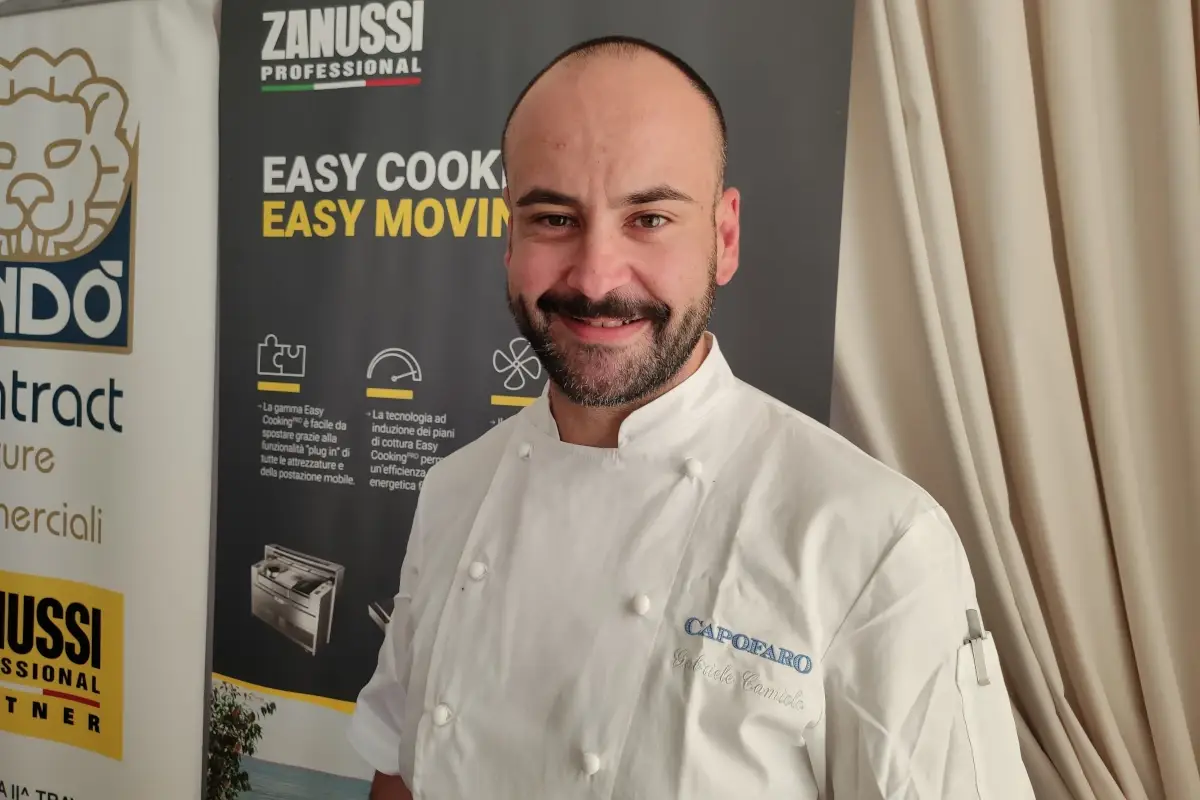 Gabriele Camiolo, cuoco del Capofaro di Salina&nbsp; I cinque motivi del successo di Taormina Gourmet