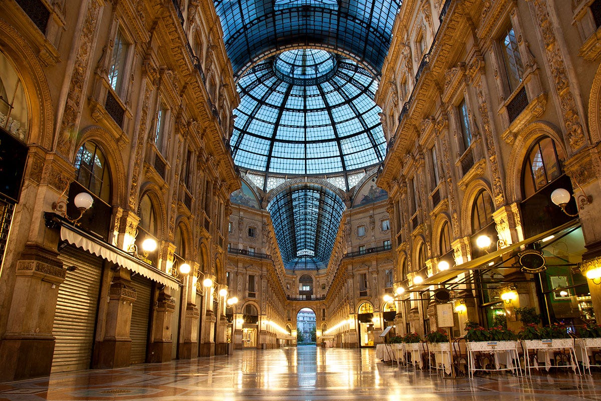 La Galleria Vittorio Emanuele di Milano  Non è solo questione di rincari: il cibo di qualità si paga, ma ce ne stiamo dimenticando