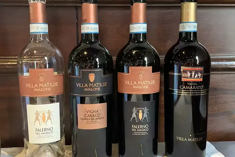I vini di Villa Matilda Avallone degustati a Milano Villa Matilde Avallone: passato e futuro si intrecciano in vigna