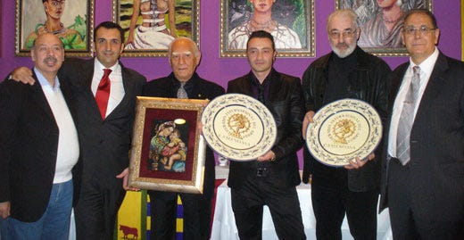 Da sinistra: Pino Gallo, Ximo Saez, Pino Capozzi, Toni Galo, Roberto Gambirasio e Salvador Perez
