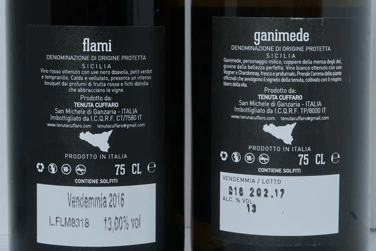 (Ganimede e Flami di Tenuta Cuffaro Intriganti blend per palati esigenti)