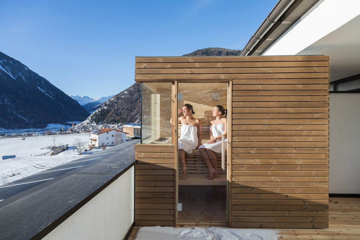 Hotel Garberhof, la sauna Silent luxury in Val Venosta: l’hotel Garberhof sceglie il lusso silenzioso