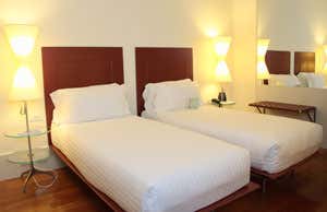 una camera dell'Hilton Garden Inn Firenze Novoli una camera dell'Hilton Garden Inn Firenze Novoli