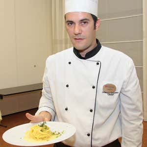 Danilo Corona con il piatto vincitore