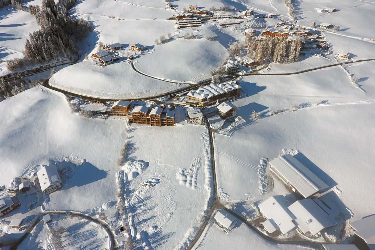 Il Gassenhof è al centro di molte piste di sci da fondo