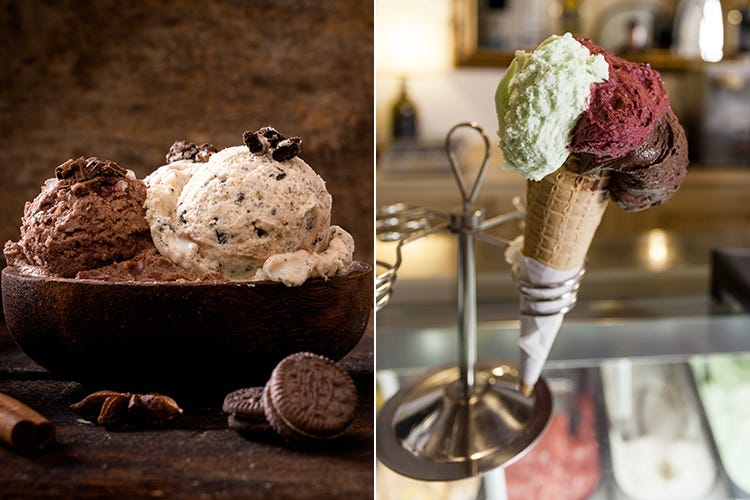 Torna la voglia di gelato artigianale - Con il caldo torna la voglia di gelato Per 7 italiani su 10 è meglio il cono