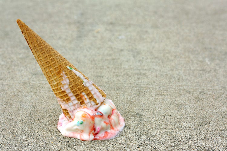 Crollano i consumi di gelato - I fatturati del gelato si sciolgono -40% di ricavi, si salva il delivery
