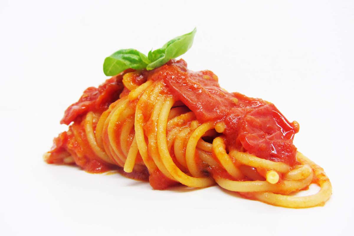 Gli spaghetti al pomodoro di Gennaro Esposito