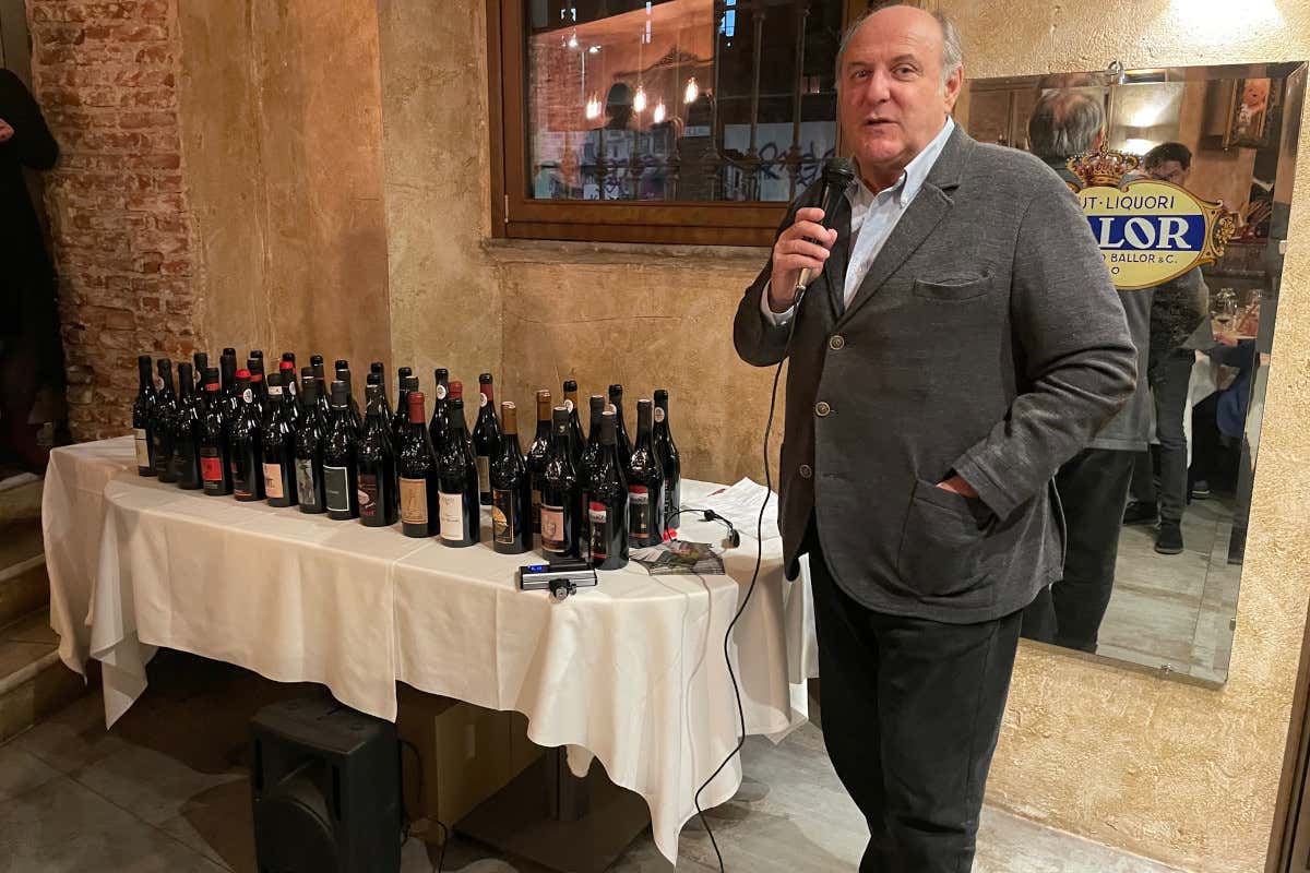 Gerry Scotti durante la serata celebrativa Buttafuoco Storico, ventisei anni di qualit&agrave; e tradizione nell'Oltrep&ograve; Pavese