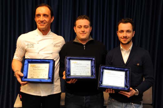 Da sinistra David Galantini, Angelo Nasta e Dario Guidi Da sinistra David Galantini, Angelo Nasta e Dario Guidi