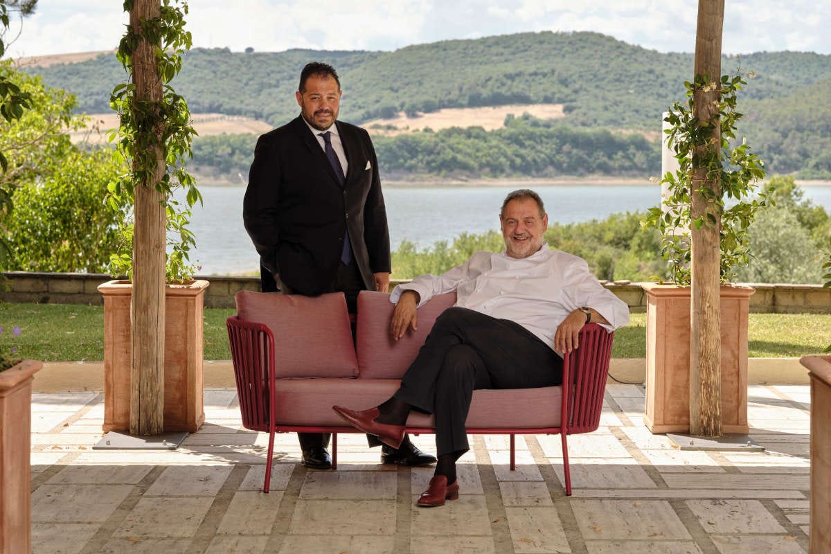 Gianfranco e Luca Vissani Casa Vissani, coccolati tra chicche gourmet e immersi nel verde dell'Umbria