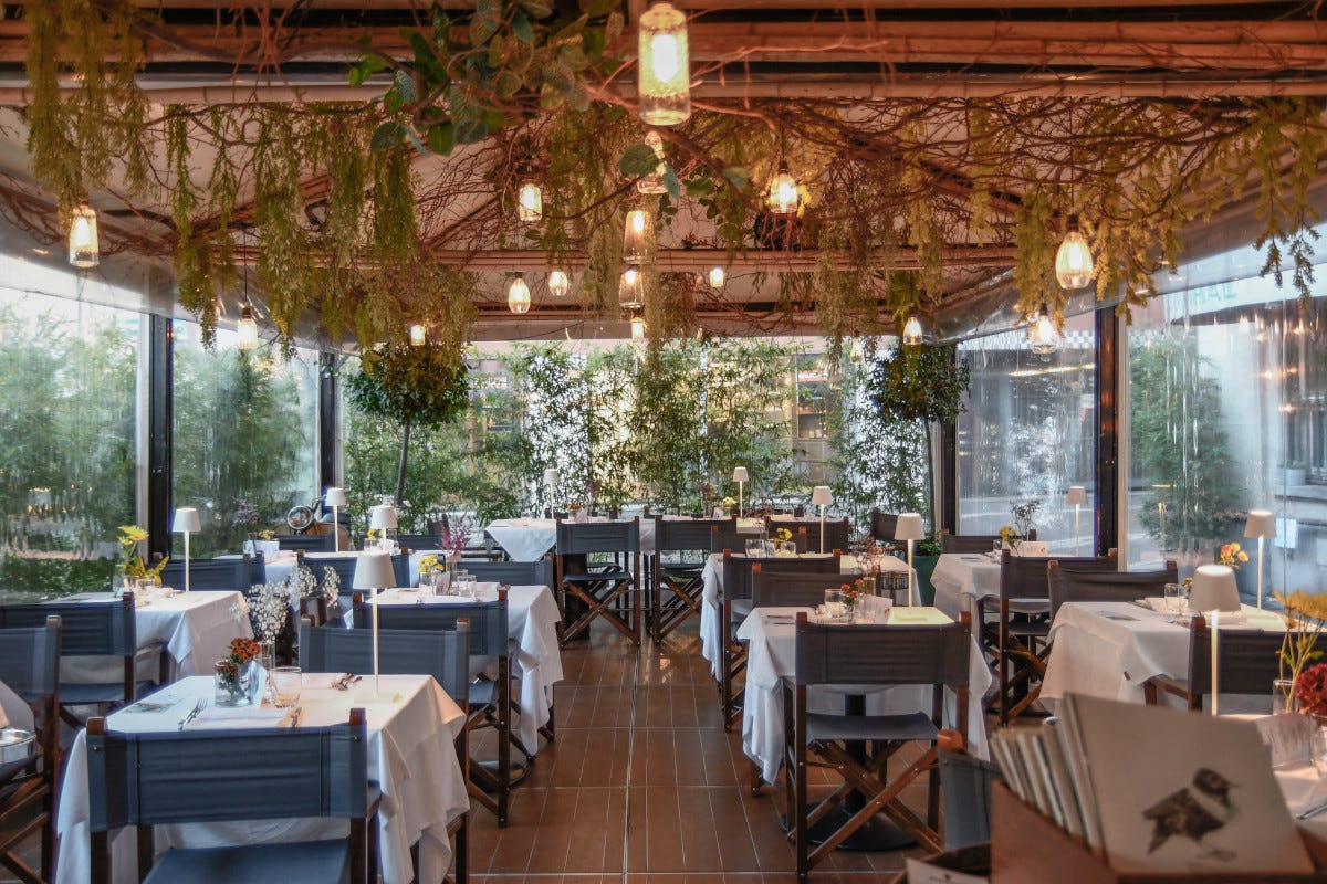 Il Giardino d’inverno del Ristorante  Stendhal, situato nel cuore di Brera a Milano A Milano il ristorante Stendhal festeggia il 35° anniversario