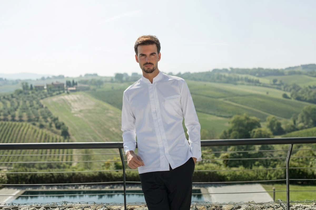 La giacca Ascanio della Collezione Elegance di Giblor’s, realizzata in Tencel™