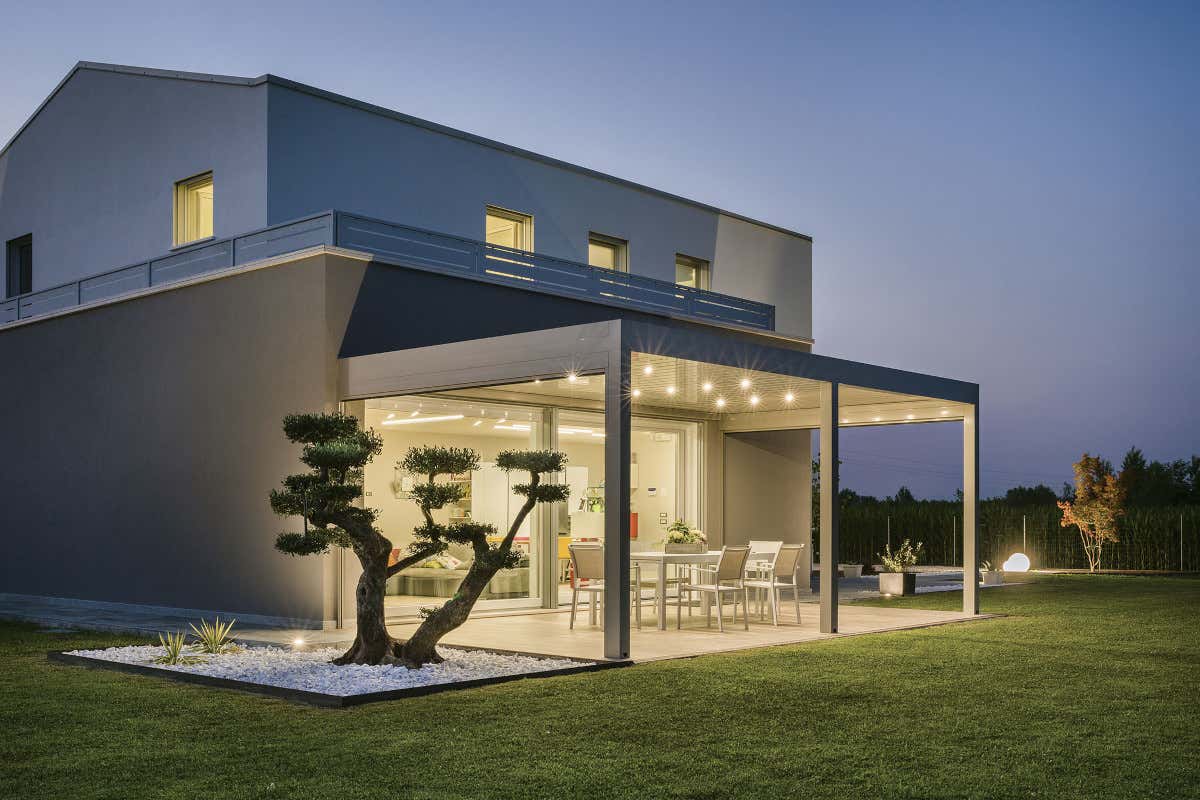Gibus arriva la nuova pergola Joy per terrazze e piccoli giardini