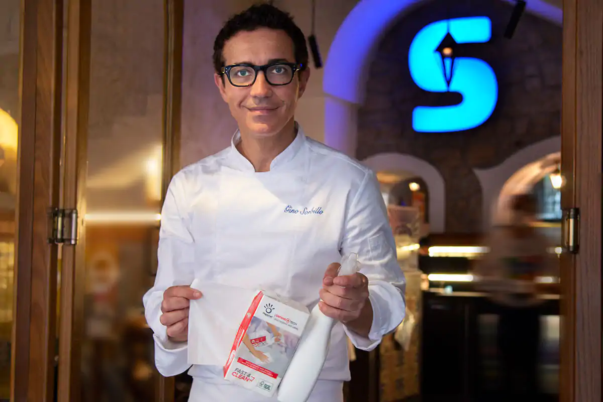 Gino Sorbillo: &laquo;L&rsquo;igiene al ristorante va garantita con strumenti nuovi&raquo;