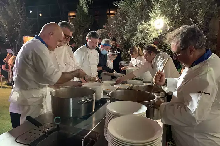 Gioco di squadra ad alto livello Cucina e design insieme per il made in Italy