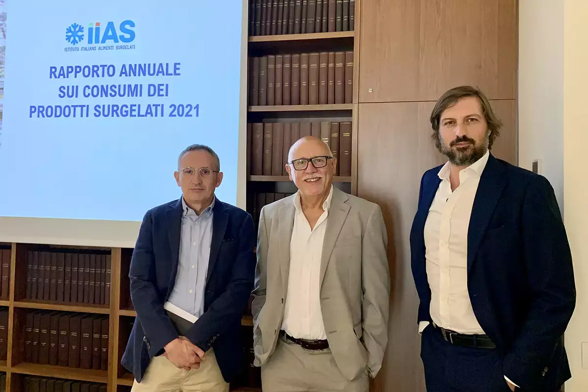 Ivo Ferrario, Giorgio Donegani, Carlo Squeri Surgelati, consumi record: nel 2021 16 kg pro capite