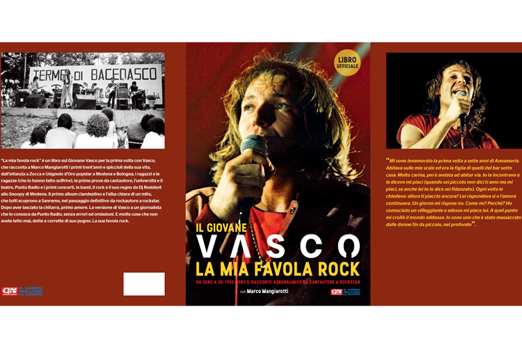 Il giovane Vasco Rossi si racconta I primi 30 anni confessati a Mangiarotti Il giovane Vasco Rossi si racconta I primi 30 anni confessati a Mangiarotti