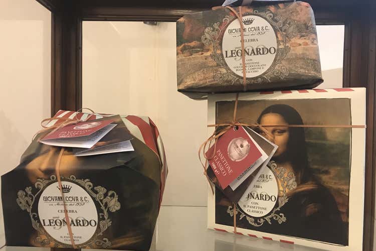Panettoni e pandori "ispirati" a Leonardo (Giovanni Cova & C. crea una linea che celebra Leonardo da Vinci)