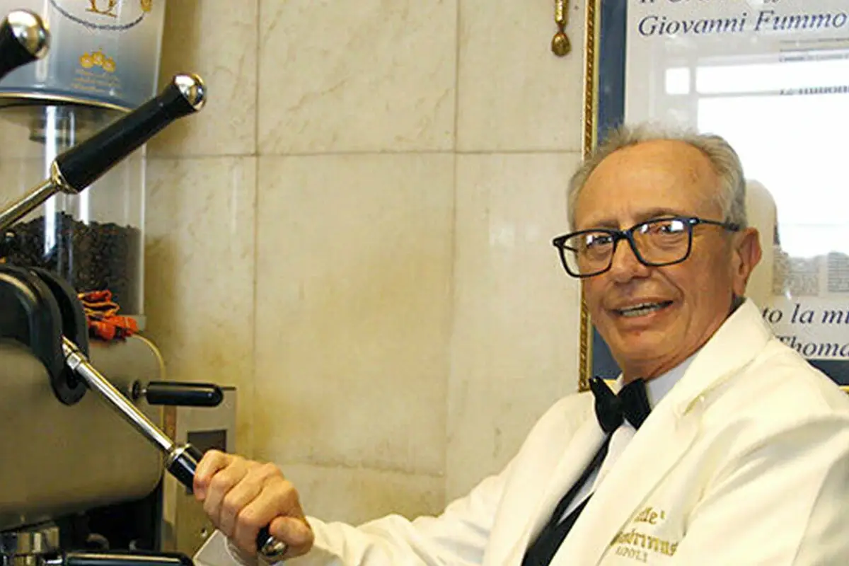Giovanni Fummo. Fonte: NapoliToday Lutto nel mondo del caff&egrave;: morto Giovanni Fummo del Gambrinus di Napoli