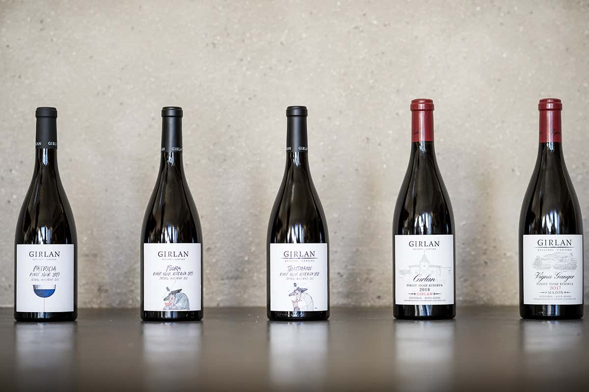 I Pinot nero di Girlan Le sfumature del Pinot Nero nelle 5 etichette di cantina Girlan
