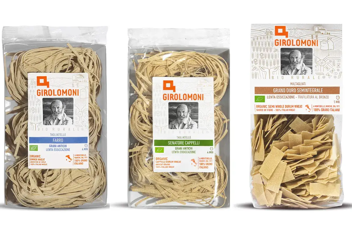 Le novit&agrave; di Girolomoni Girolomoni, ecco le novit&agrave; tagliatelle e maltagliati