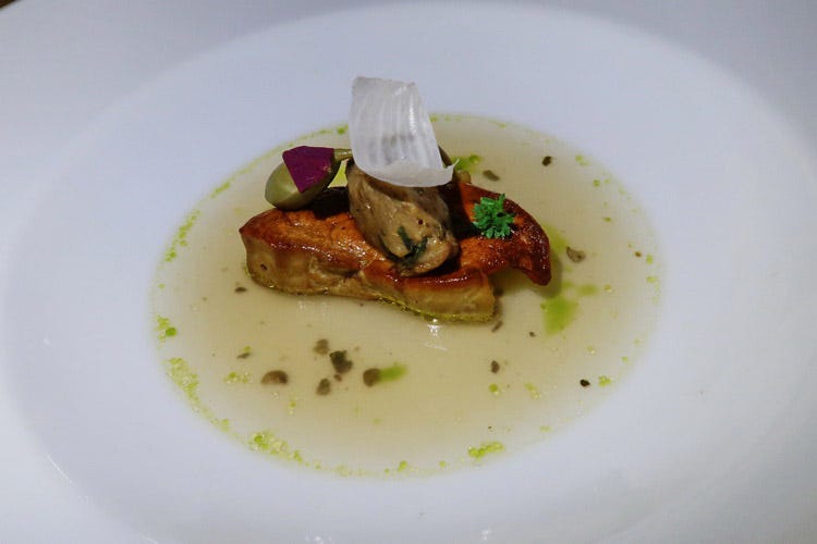 Il foie gras (Giuliano e Ruta, cena a 4 mani all’Acanto di Palermo)