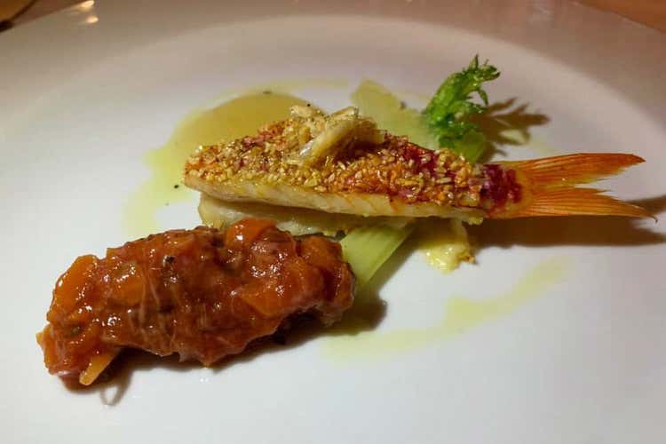 Il sandwich di triglie (Giuliano e Ruta, cena a 4 mani all&rsquo;Acanto di Palermo)